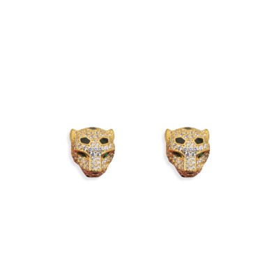 CARTIER PANTHÈRE DE CARTIER STUD EARRINGS PAVED REF. N8515269 -22